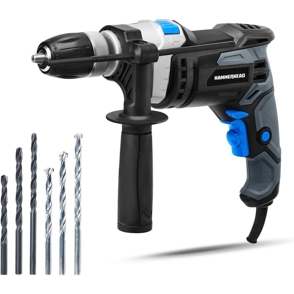 Hammerhead 7.5-Amp 1/2in Corded Variable Speed Hammer Drill